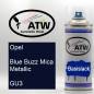 Preview: Opel, Blue Buzz Mica Metallic, GU3: 400ml Sprühdose, von ATW Autoteile West.